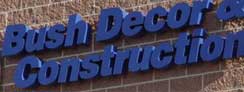 3D Painted Aluminum Company Signs